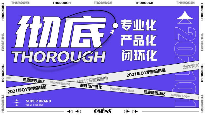 徹底的專業(yè)化、徹底的產(chǎn)品化、徹底的閉環(huán)化 - 暨2021歐賽斯Q1季度總結(jié)會