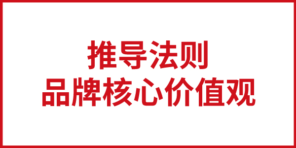 品牌核心價(jià)值的推導(dǎo)法則