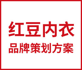 一“名”驚人，紅豆女性內(nèi)衣品牌創(chuàng)意策劃